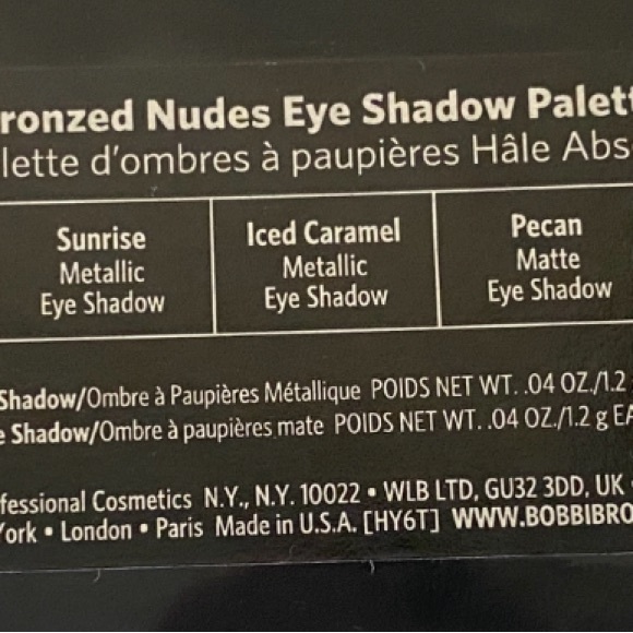 Bobbi Brown Bronzed Nudes Eye Shadow Palette 0.4 Oz - Picture 7 of 8